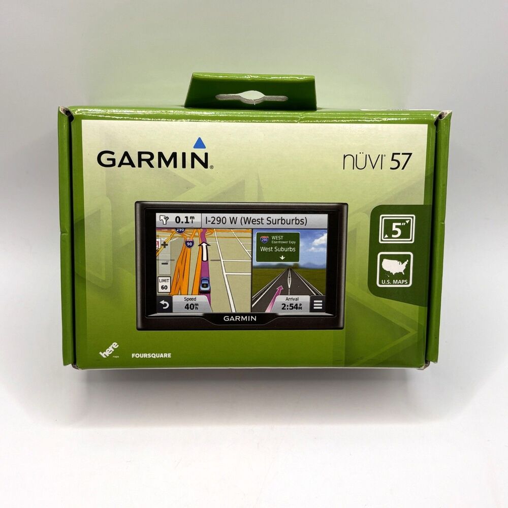 Garmin Nuvi 57 5-Inch GPS Maps Navigator Bundle Car Charger Automotive Mountable